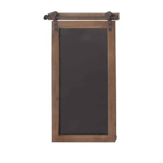 28" Brown Farmhouse Wood Wall Decor